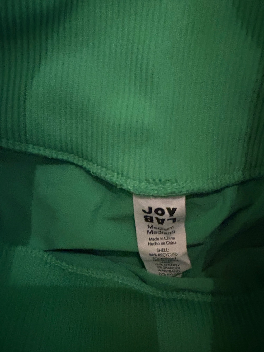 JoyLab Green & White Striped Tank Top and Solid Green Short Set - Picture 2 of 3